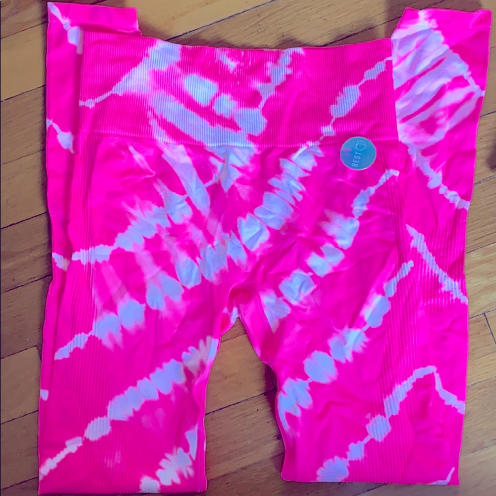 Tie dye PINK leggings